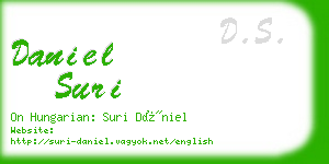 daniel suri business card